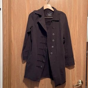 Neon Buddha Brown knit jacket Small EUC Neiman’s